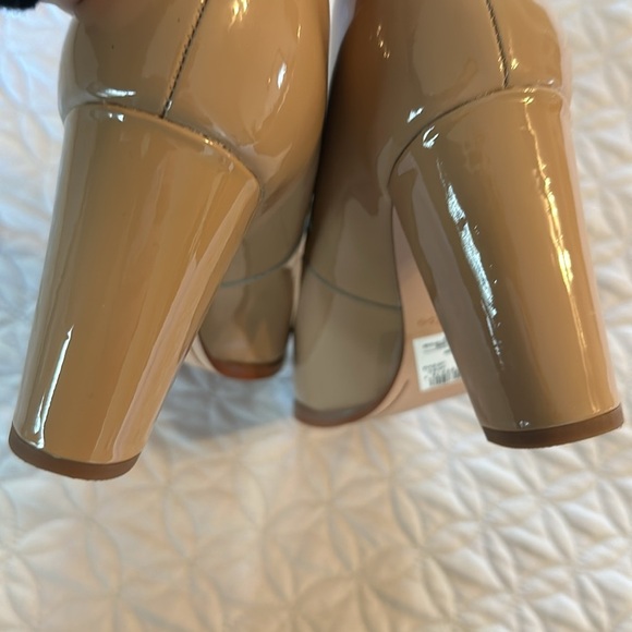 Clarks Kaylin Cara 2 Block Heels Size US 8.5 M Nude Color - Picture 11 of 16